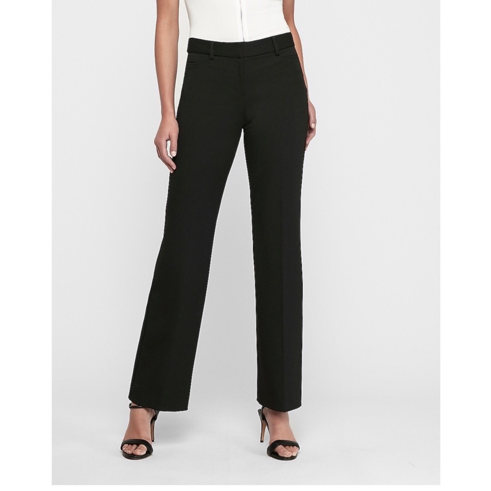 Express Black Straight Leg Pants
